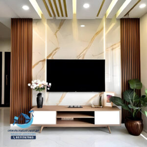 ديكور بديل رخام مع بديل خشب أفق الجنوب للديكورات والدهانات